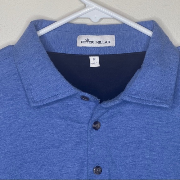 Peter Millar Long Sleeve Polo - Picture 2 of 6
